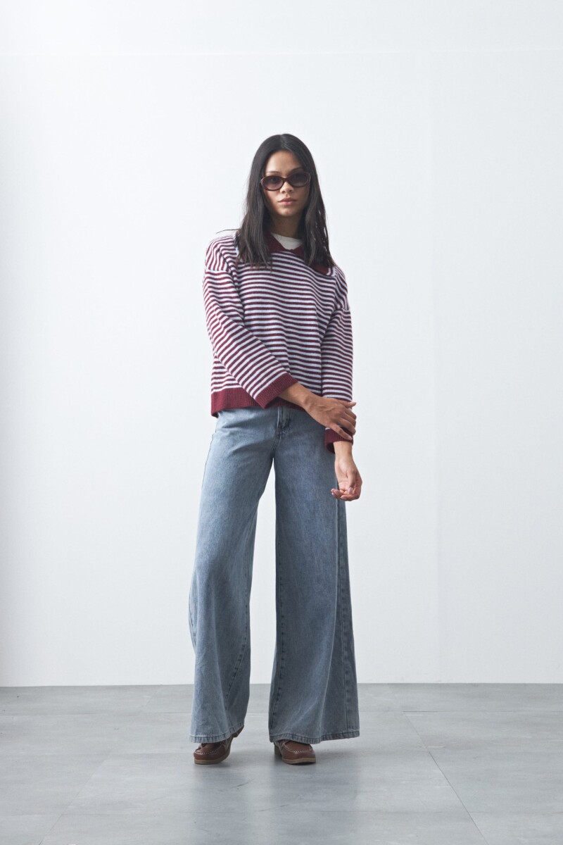 SWEATER <br /> TUMBES Bordó