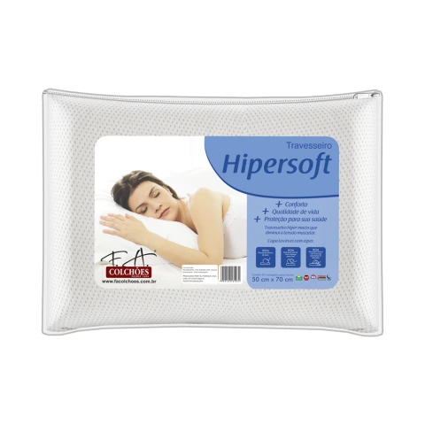 Almohada Hipersoft King 50x90 Almohada Hipersoft King 50x90