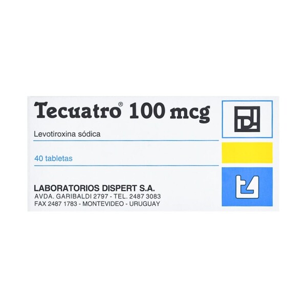 Tecuatro 100 mcg x 40 Comprimidos Tecuatro 100 mcg x 40 Comprimidos