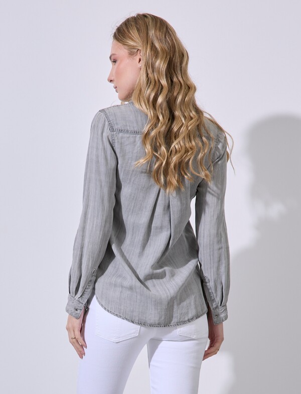 Camisa Tencel GRIS