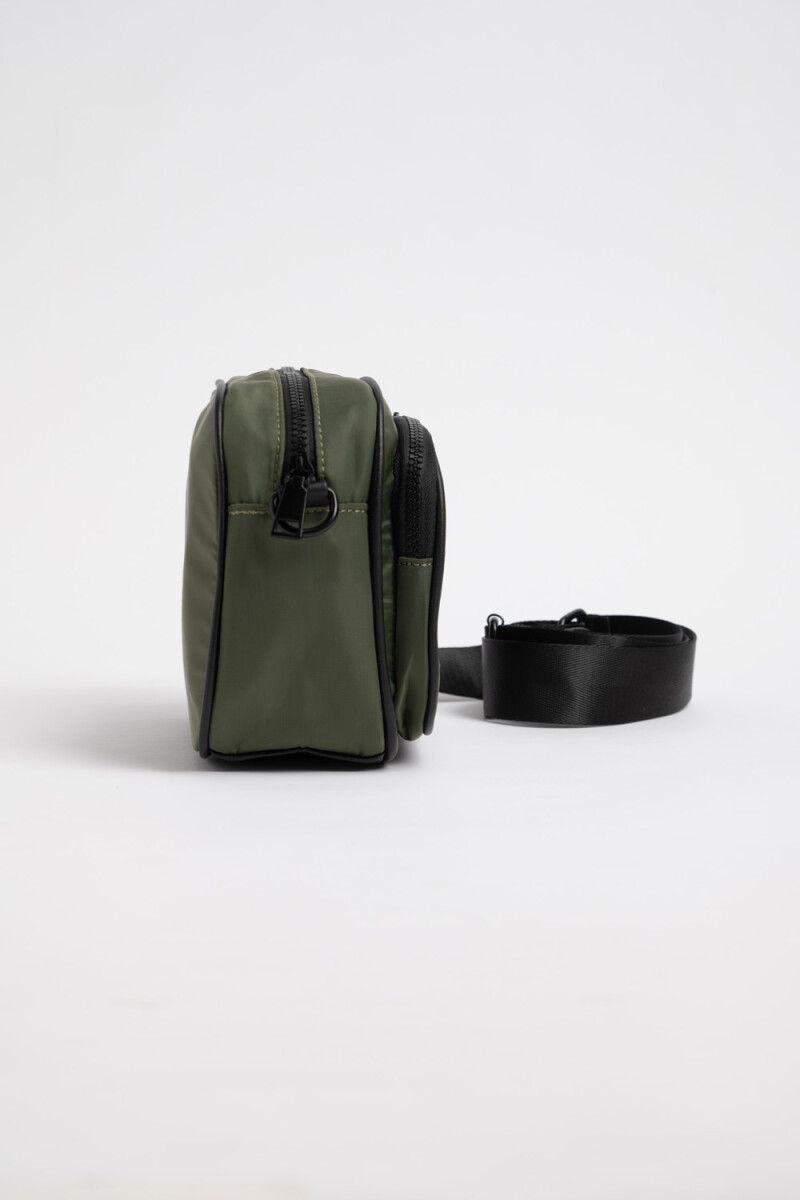 Bandolera beige Verde