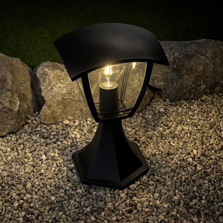 BOLARDO EXTERIOR GRANADA SMALL Bolardo Exterior Granada Small Negro