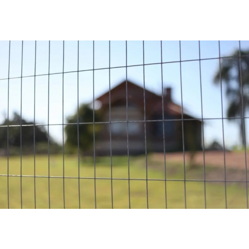 Tejido Malla Electrosoldada Galvanizada Rollo 1.20 X 20 Mts Gris