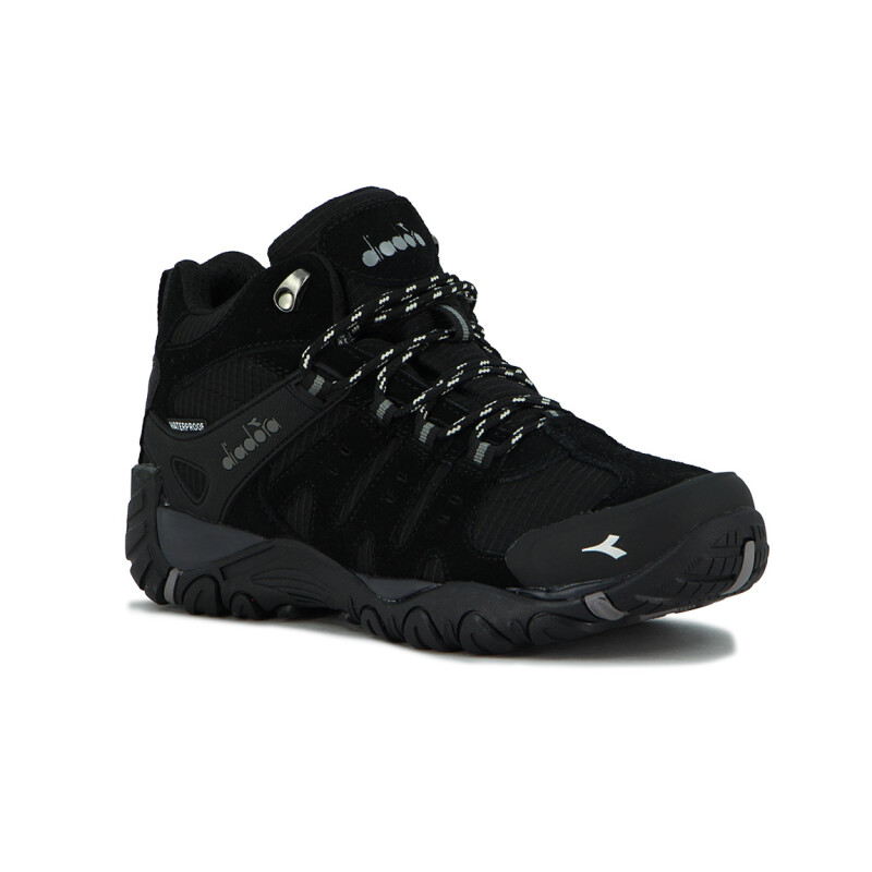 Diadora Hiking Hombre Waterproof Leather MID - Negro Negro