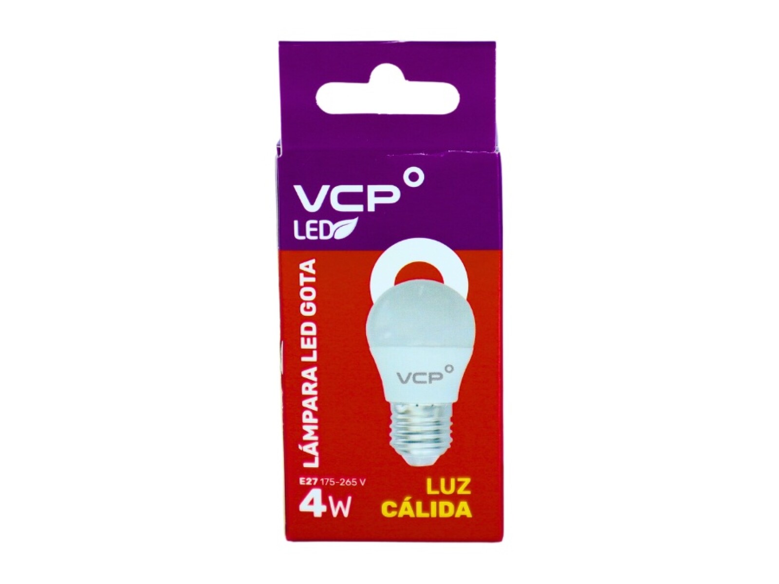 LAMPARA LED GOTA 4W E27 3000K 