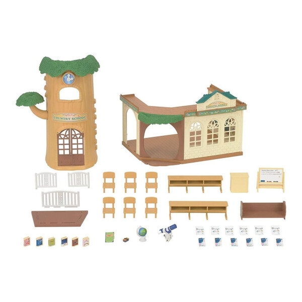 Sylvanian Families Escuela De Campo Muebles Juguete Niños Sylvanian Families Escuela De Campo Muebles Juguete Niños