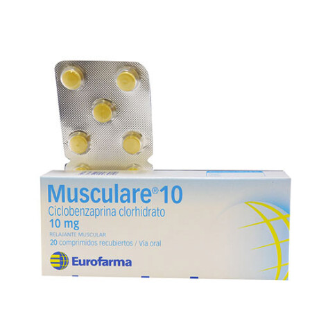 Musculare 10 Mg x 20 COM Musculare 10 Mg x 20 COM