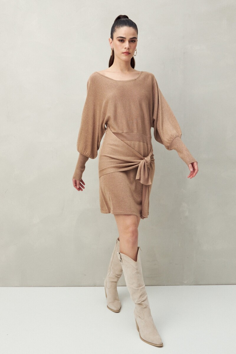 VESTIDO MAX Tostado