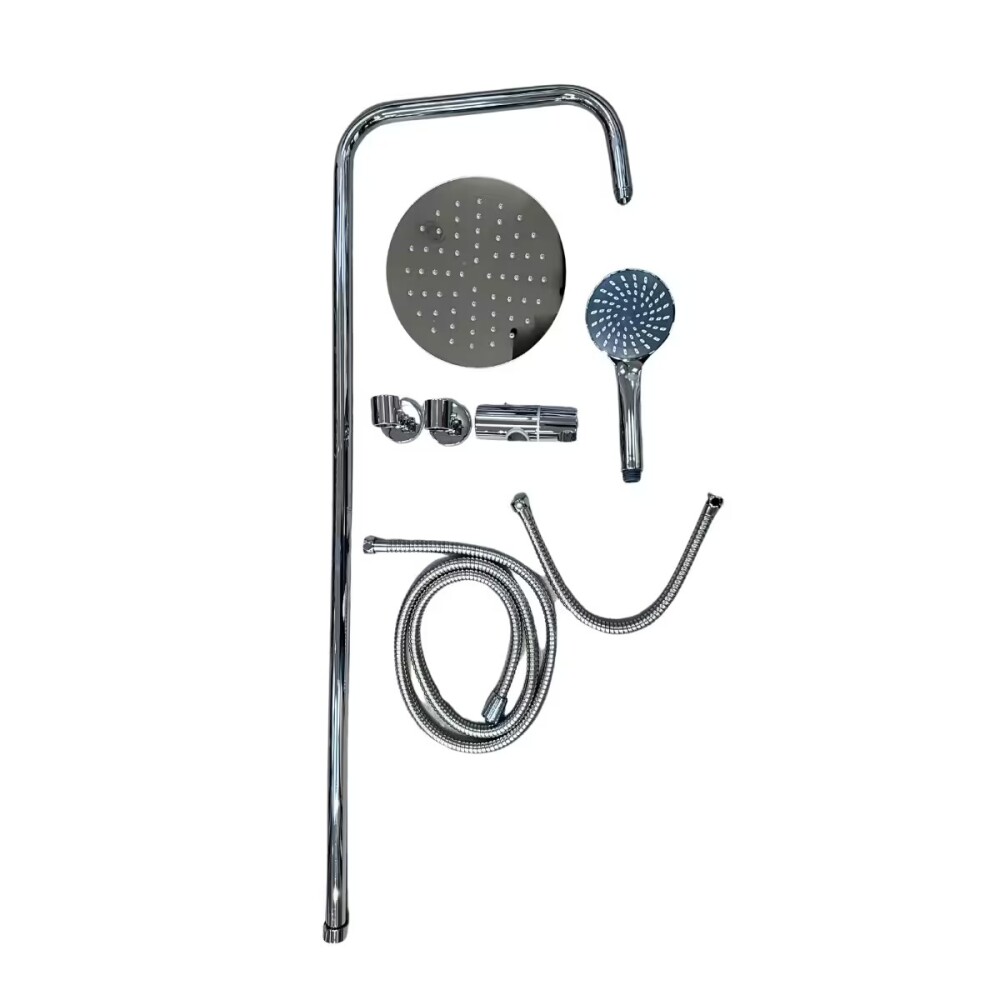 Barral ducha exterior Cromo Sin Grifería AUSTIN Barral Ducha Exterior Cromo Sin Grifería Austin