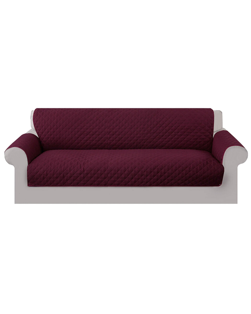 Cubre sofá de 3 cuerpos súper resistente - Bordo 