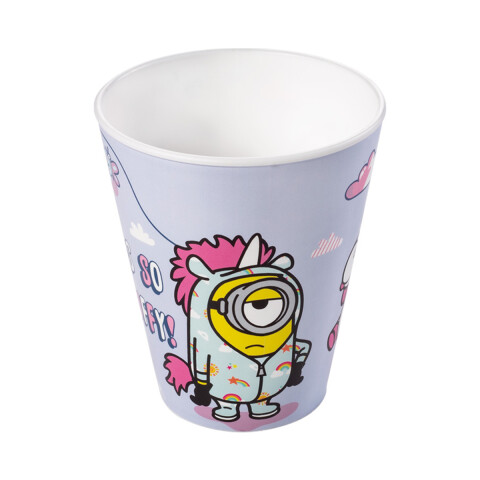 Taza Plástica Minions 360 ml LILA