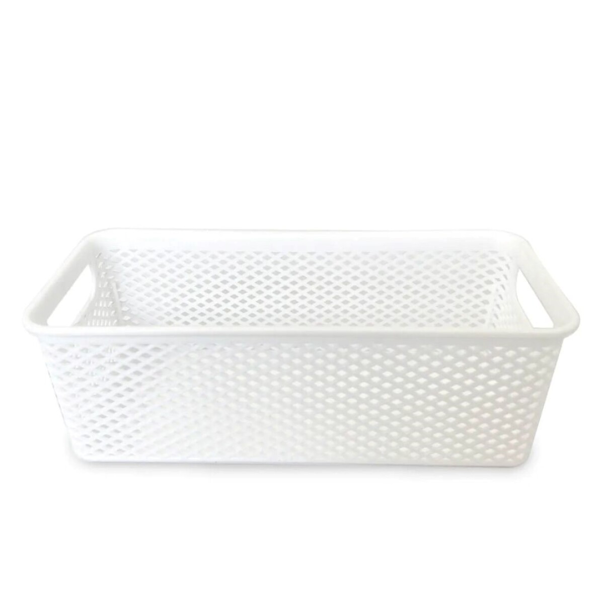 CANASTO ORGANIZADOR LINEA BLANCO 26 CM - Sin color 