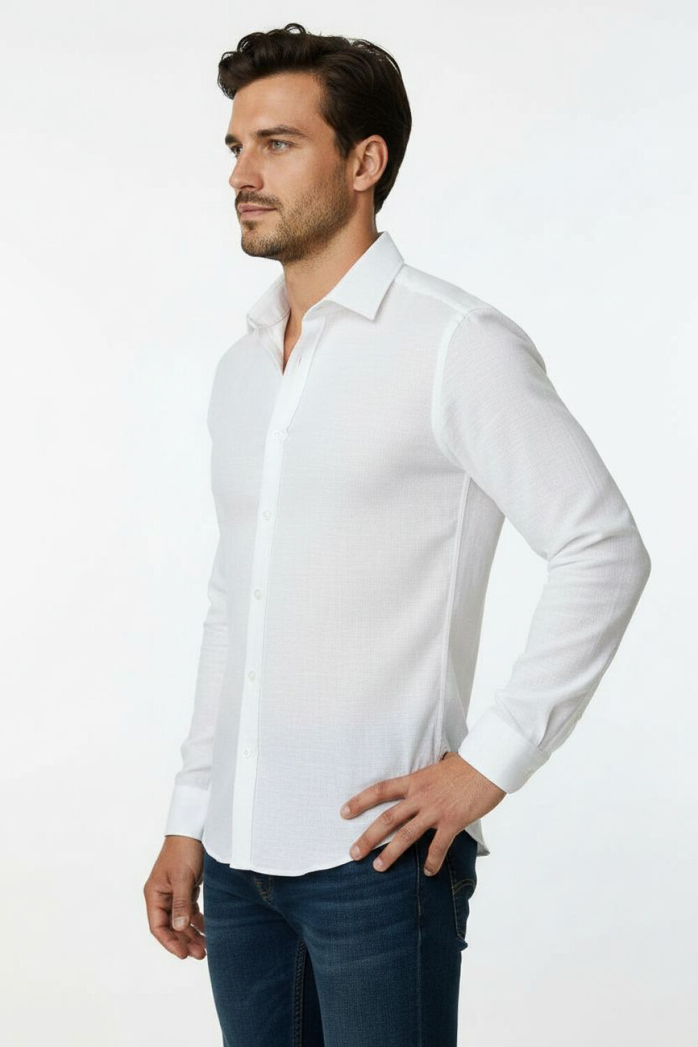 Camisa Ruedo Marfil / Off White