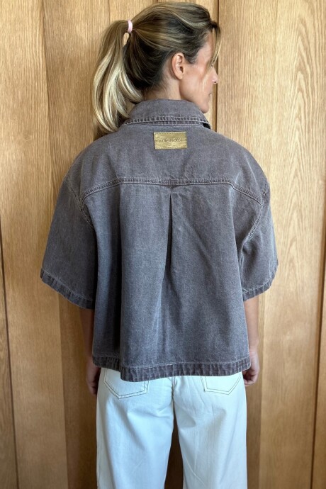 Sobrecamisa Sol Denim Tostado