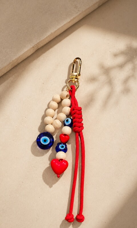 CARTERA ELIZABETH CON LLAVERO DE REGALO WISHES TOPO CLARO