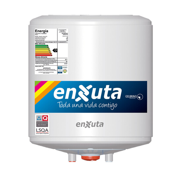 TERMOTANQUE DE ACERO 15 LITROS LÍNEA PRISMA ENXUTA TERMOTANQUE DE ACERO 15 LITROS LÍNEA PRISMA ENXUTA