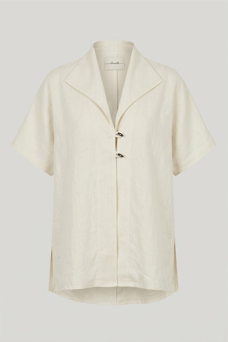 SOBRECAMISA LINO ALAMAR - CRUDO 