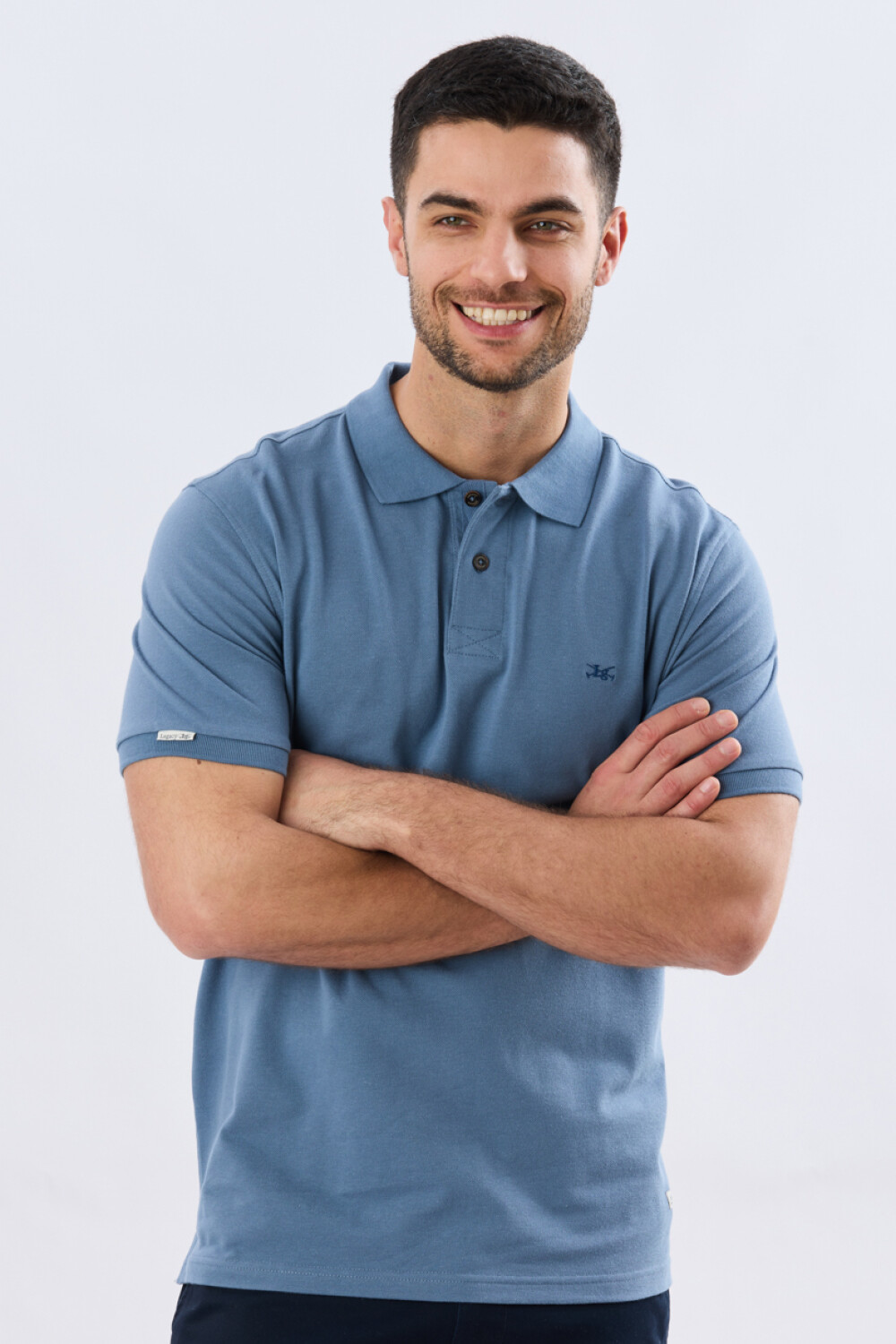 REMERA POLO LISA PIQUÉ Piedra