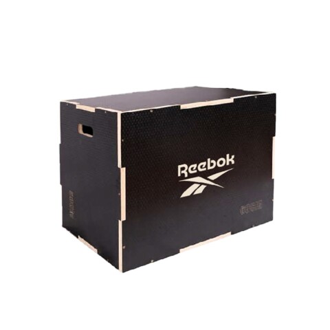 Cajón Pliométrico 3-1 Madera Non-Slip Reebok Strength Negro