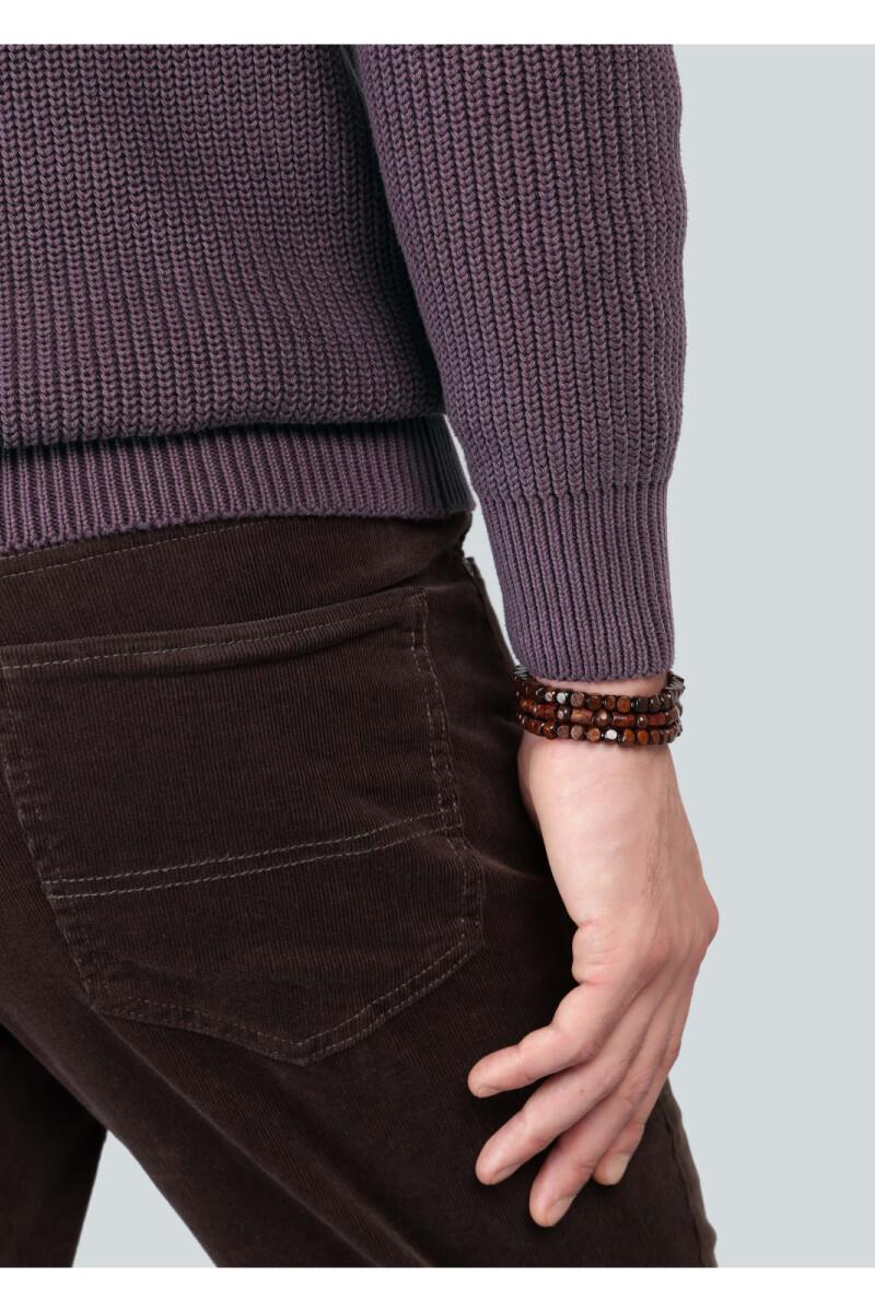 Sweater Medio Cierre Arrow BURDEOS