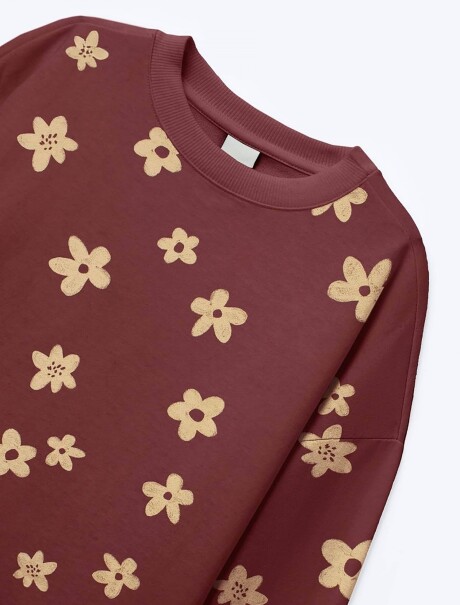 CONJUNTO INFANTIL ESTAMPADO MARRÓN