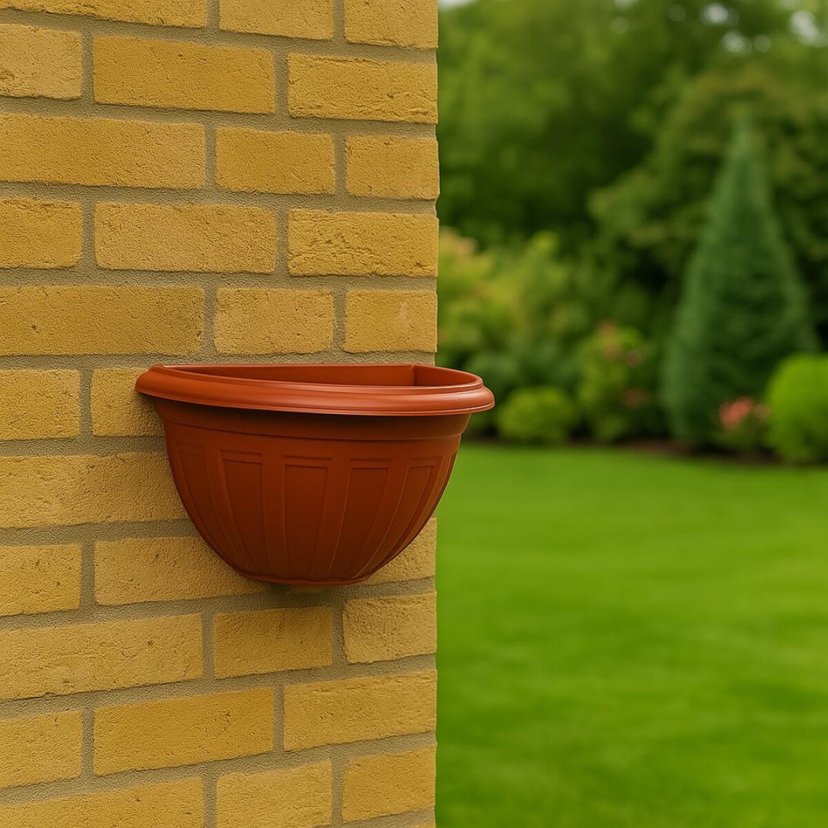 MACETA PARED 3.3LTS RISCHIOTO TERRACOTA 