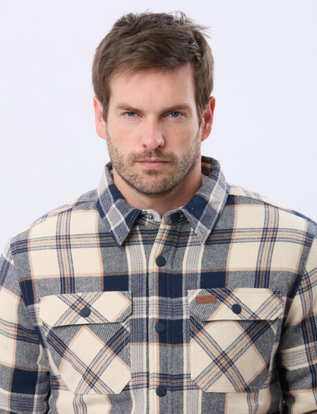 CAMPERA LEÑADORA CON CORDERITO Piedra