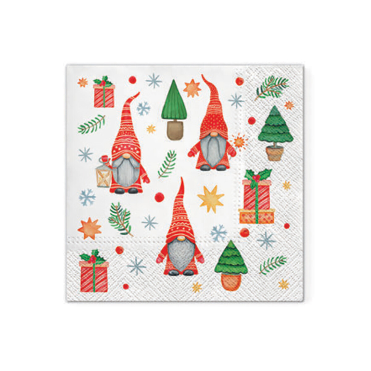 Servilleta Gnomos y Regalos x20 