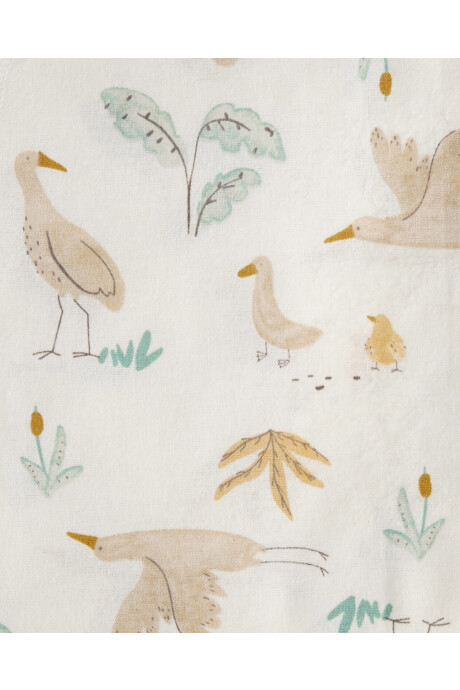 Pack cuatro mantas recibidoras de algodón, diseño cigüeñas Pack cuatro mantas recibidoras de algodón, diseño cigüeñas