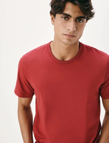 CAMISETAS MANGA CORTA SLIM ROJO