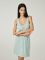 Vestido Marisa Verde Grisaceo