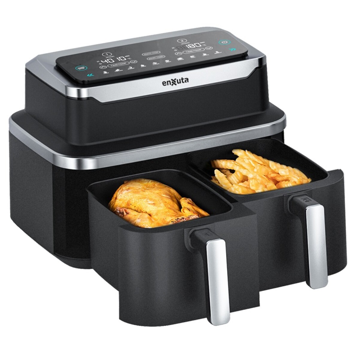 FREIDORA SIN ACEITE DOBLE CANASTO 9 LITROS ENXUTA 