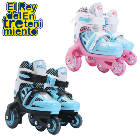 Patín Rollers Ez 4 Ruedas C/ Luces Extensibles Niño Patín Rollers Ez 4 Ruedas C/ Luces Extensibles Niño