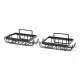 Set 5 Estantes Organizador Ducha Baño Con Adhesivo Negro