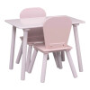 Set mesa y organizador infantil rosa Set mesa y organizador infantil rosa