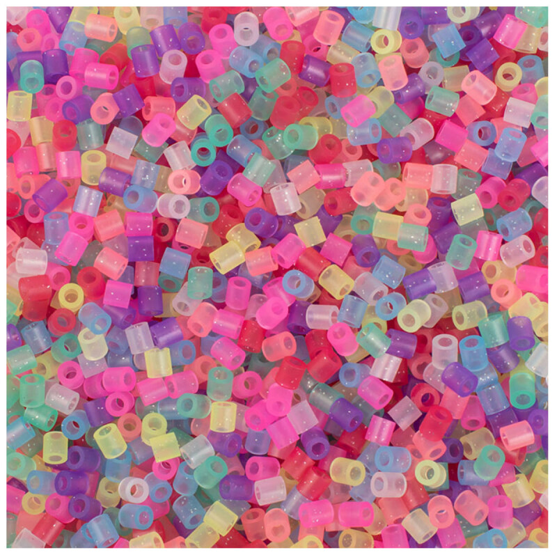 Cuentas para planchar con purpurina 5.000 piezas Hama Beads Playbox Cuentas para planchar con purpurina 5.000 piezas Hama Beads Playbox