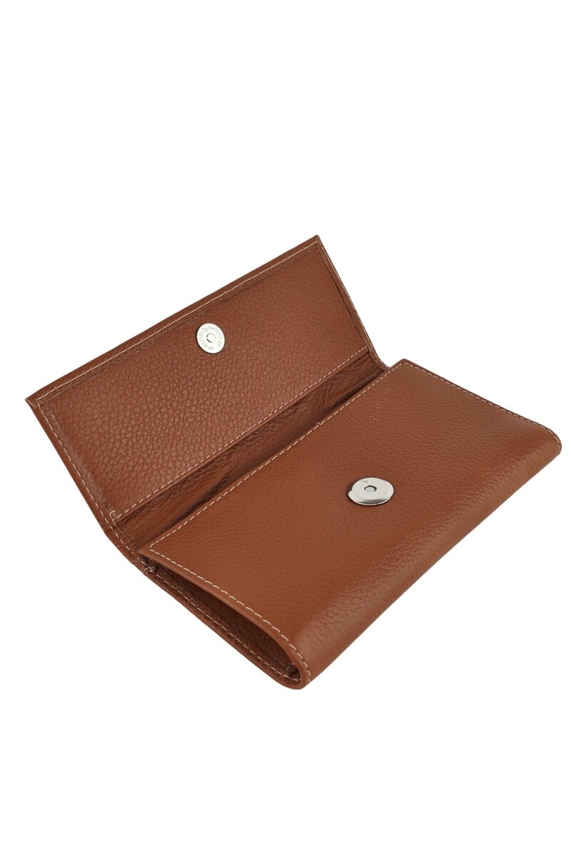 Billetera de mujer larga Marrón claro