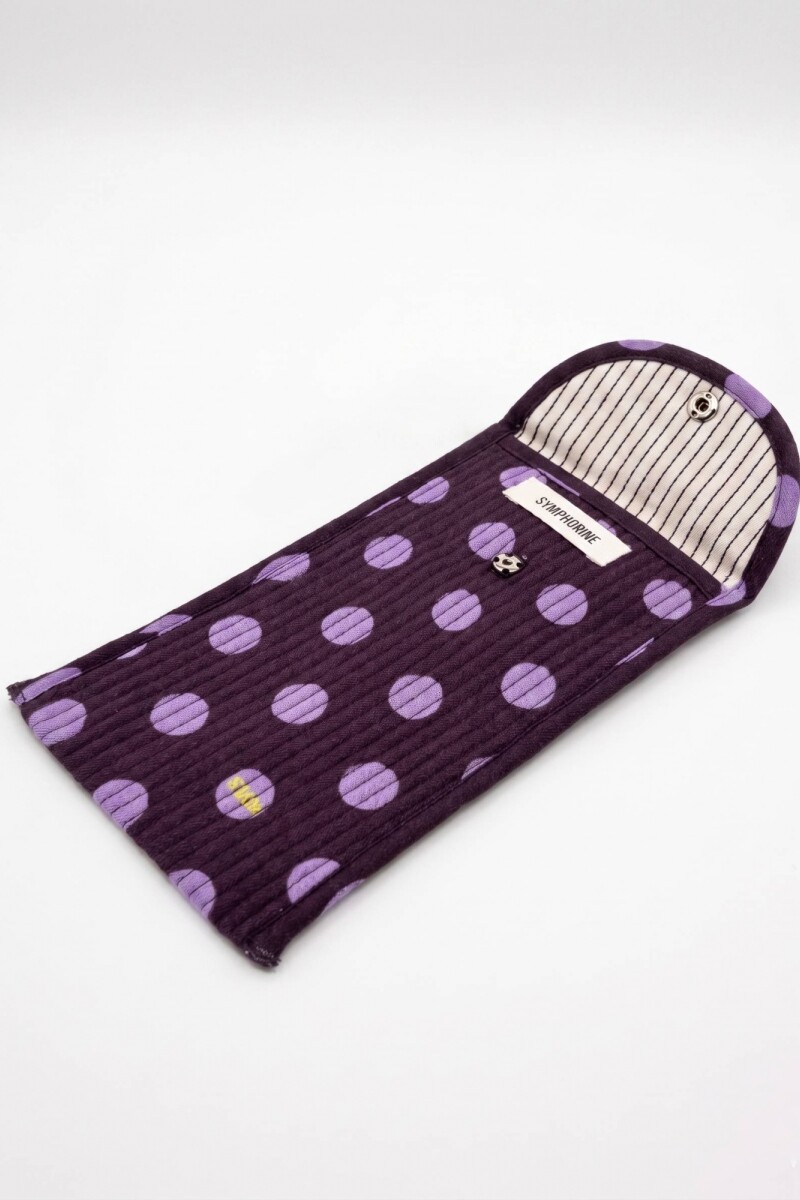 Estuche para lentes de sol lunares marrón
