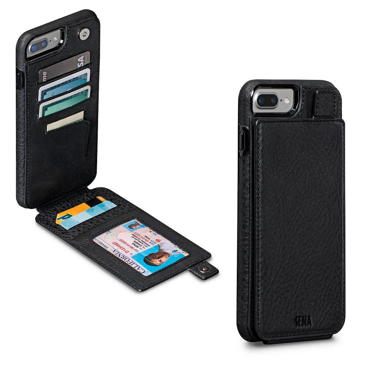 Case Estuche Sena Wallet Skin Para Iphone 7 - CASE SENA U.THIN BK/BR IPH7 TA0087 OLT 