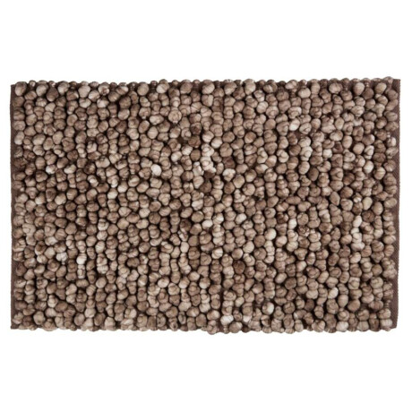 Alfombra baño ORREFORS 60x90 marrón Marrón