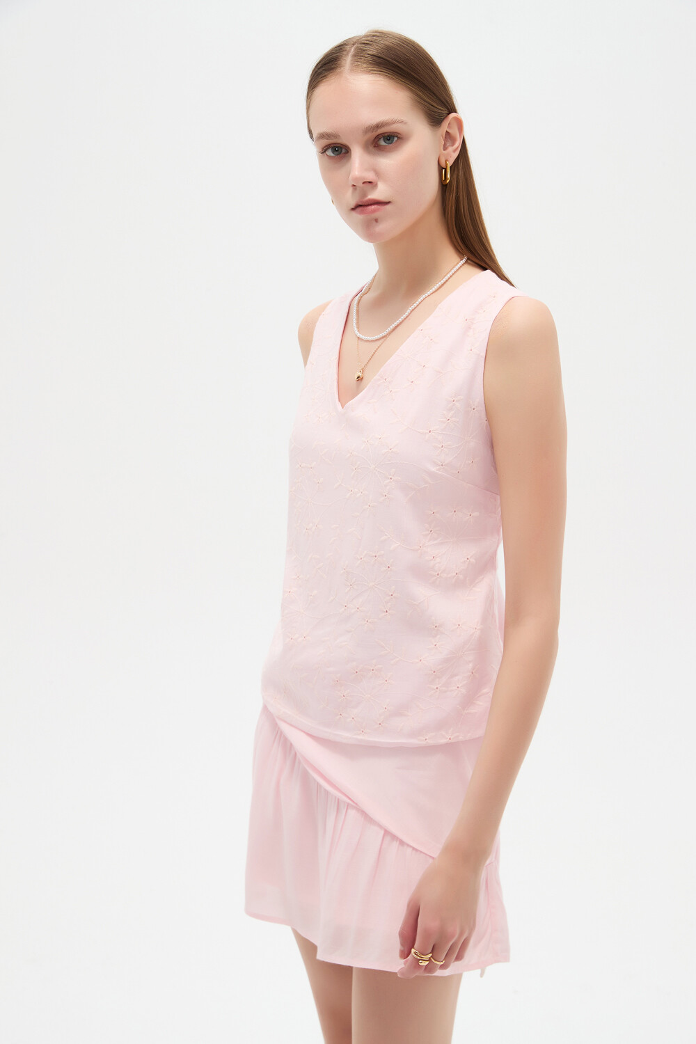 Musculosa Rivano Rosa Claro