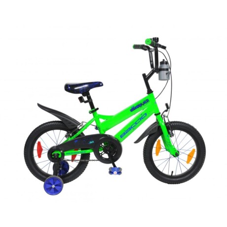 Bicicleta Baccio R.16 Niño Bambino Dlx Verde / Azul