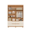 Ropero 4 puertas 4 cajones - Doble Beige