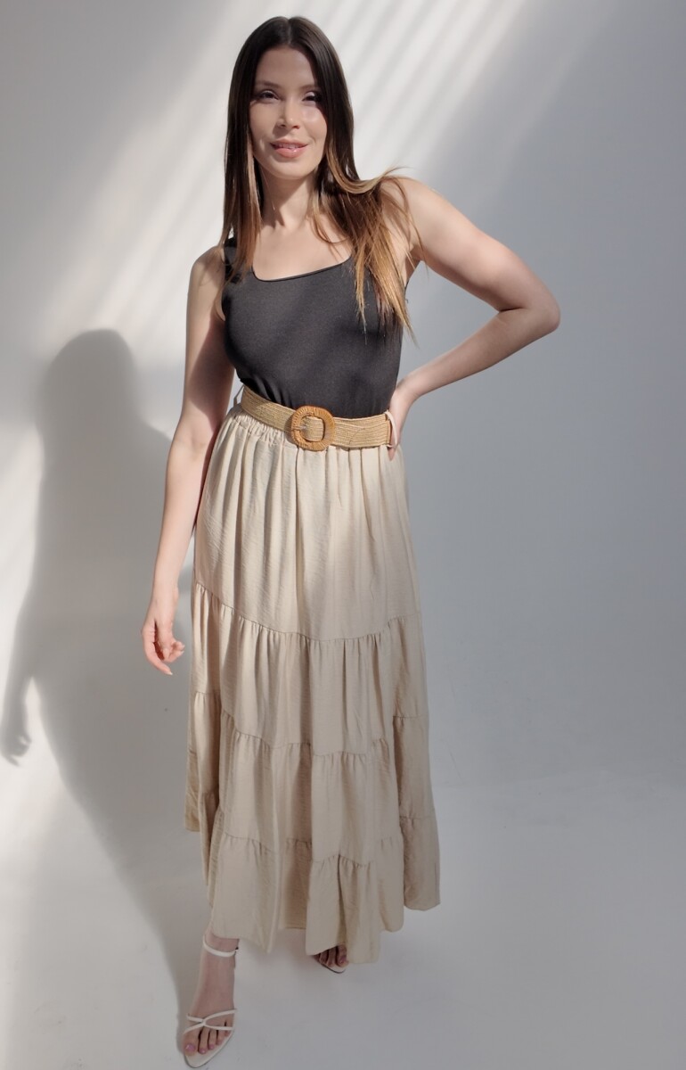 Falda Nataly - Beige 