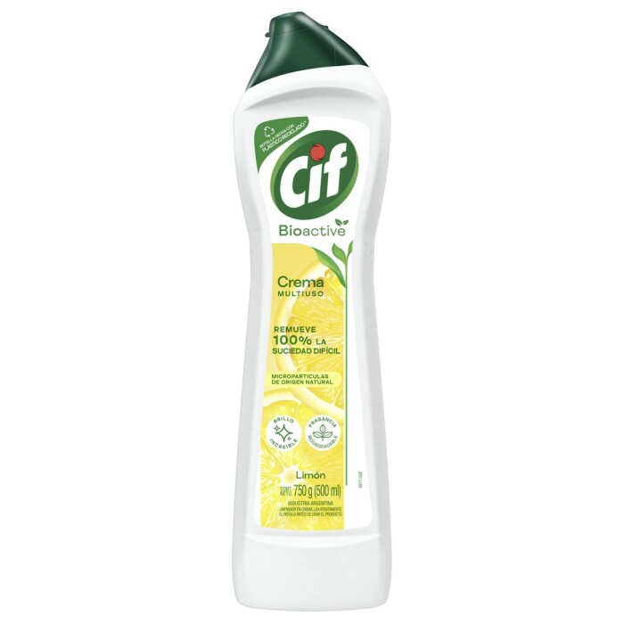 CIF BIOACTIVE MULTIUSO LIMON FR. X 500 única