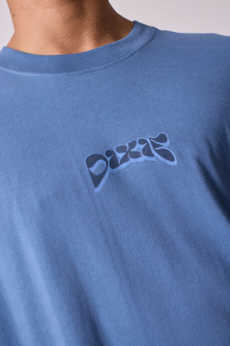 T-SHIRT LUFO DIXIE Azul Piedra