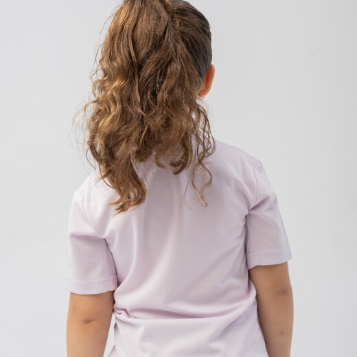 Remera Menpi Alta Calidad Running Niño Lila S/C