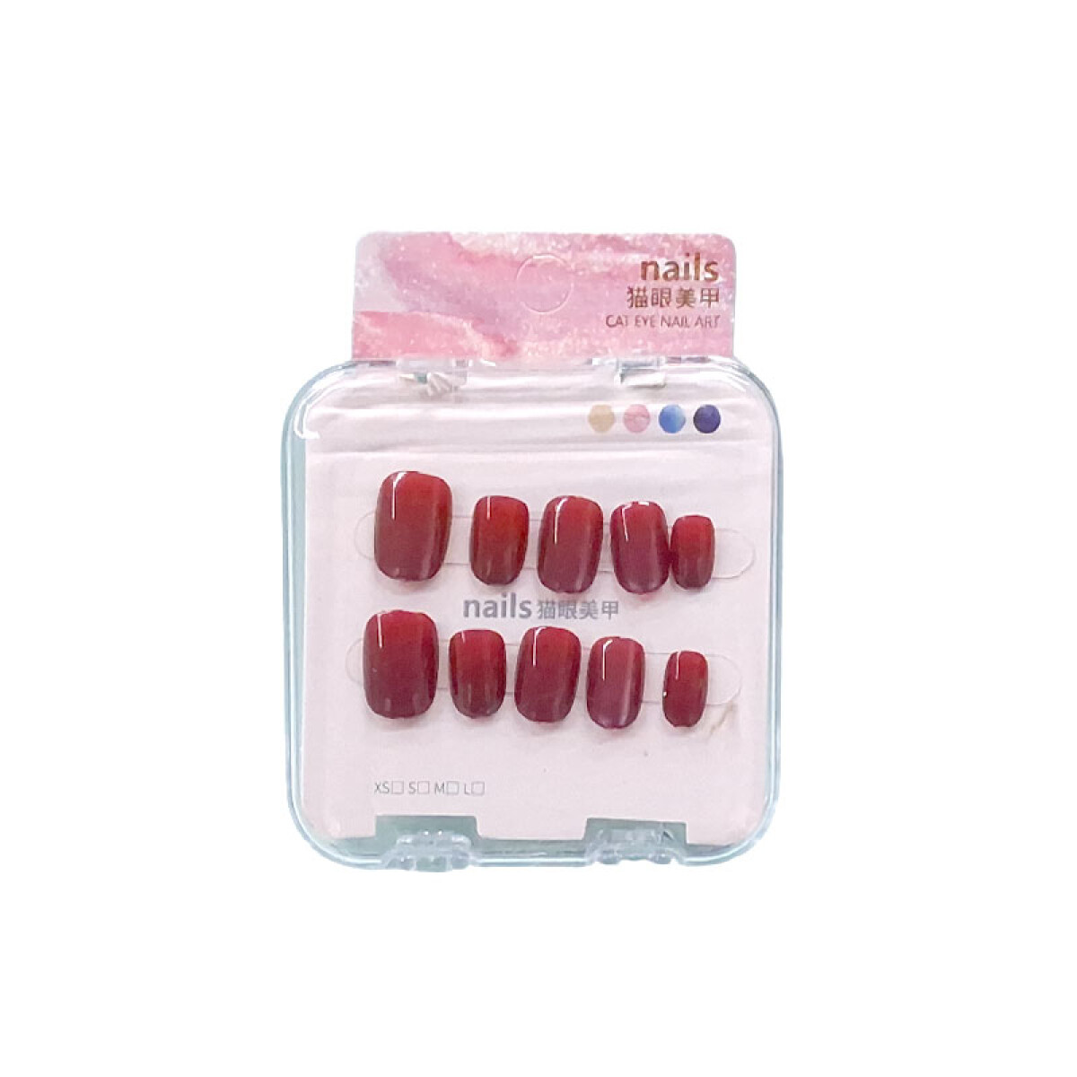 Uñas postizas efecto ojo gato - Uñas Postizas Efecto Ojo Gato 