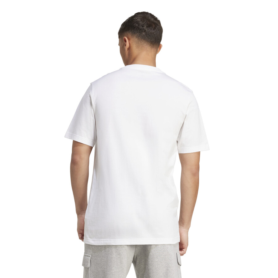 Remera de Hombre Adidas Camo Logo Blanco - Gris