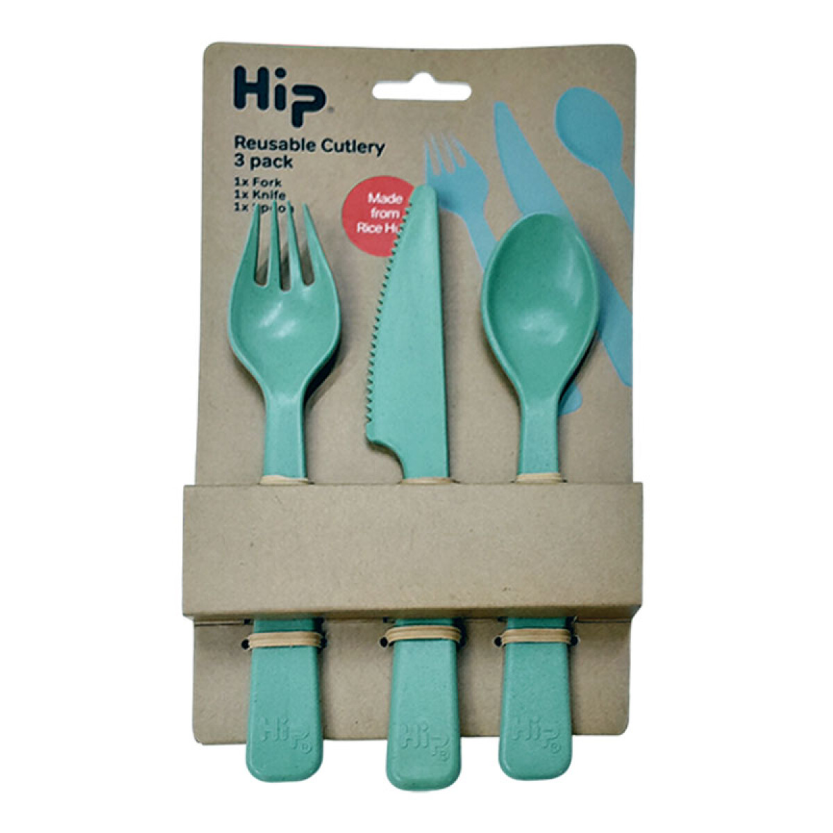 Set de cuchillo, tenedor y cuchara plásticos - Set De Cuchillo, Tenedor Y Cuchara Plásticos 